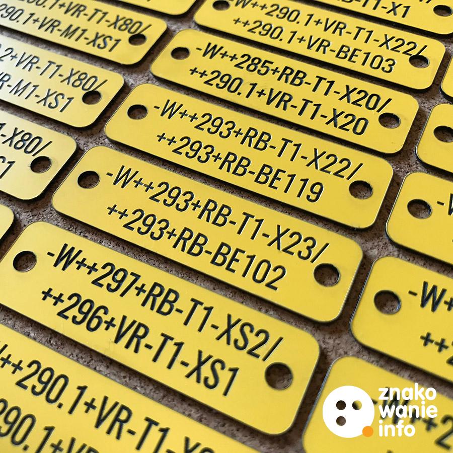 oznaczenia kabli z laminatu oznaczenia kabli z laminatu