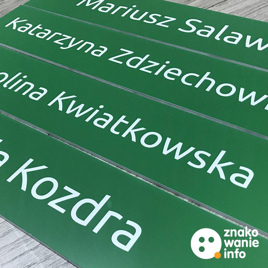 tabliczki z laminatu imienniki tabliczki z laminatu - imienniki