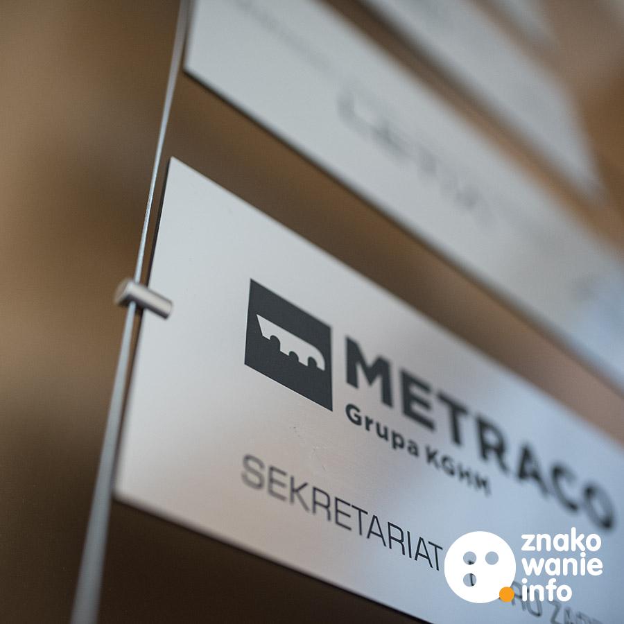 system linkowy metraco System linkowy z tabliczkami grawerowanymi z laminatu