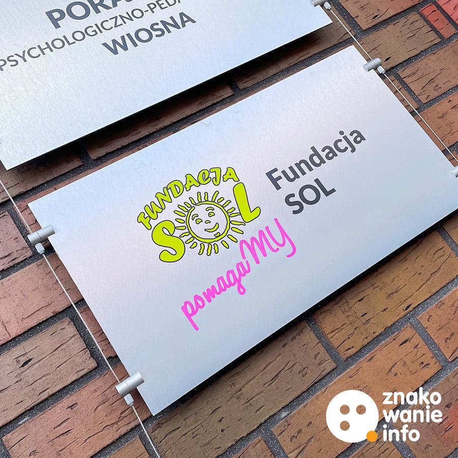 System linkowy Zielona Edukacja System linkowy tabliczki dibond z nadrukiem uv