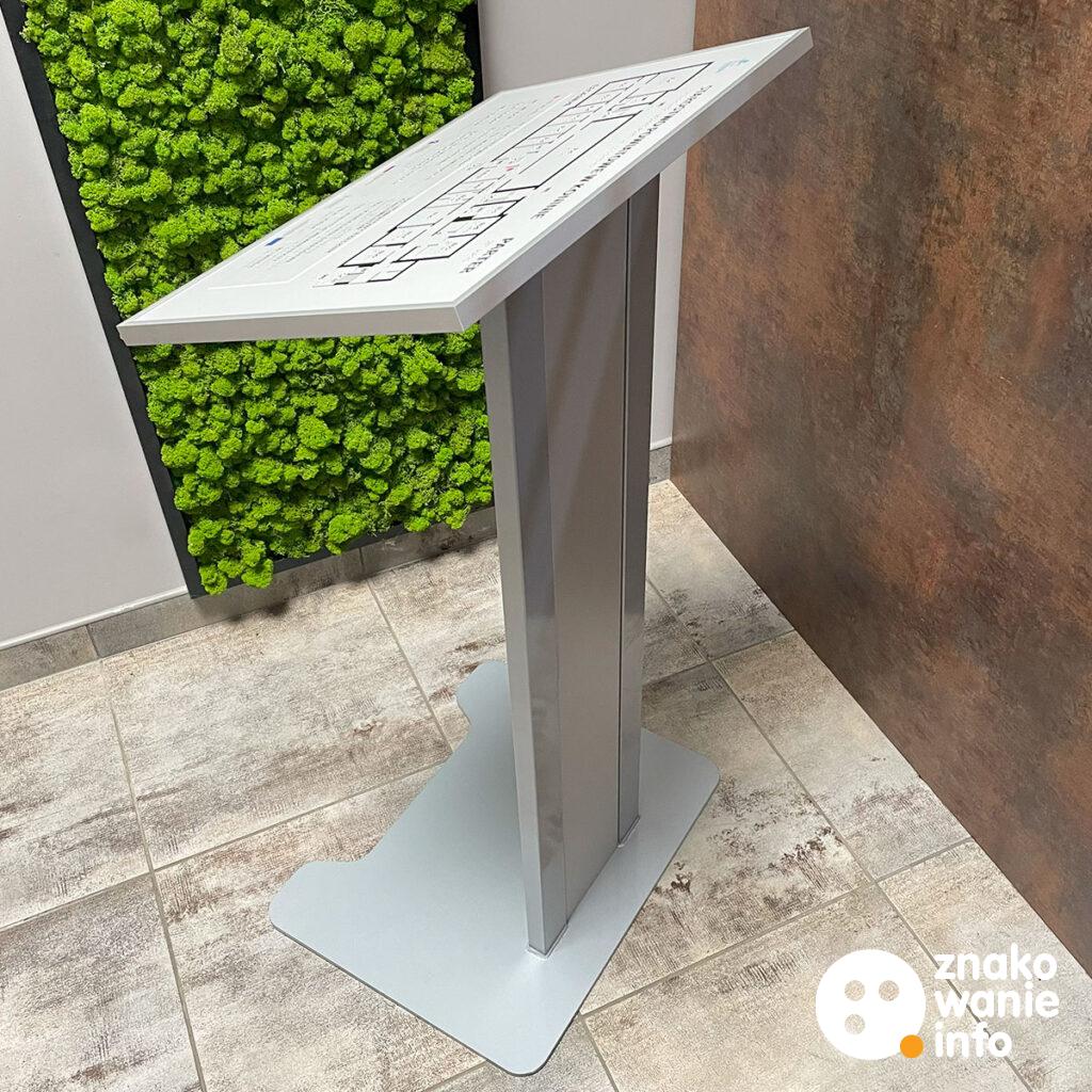 plan tyflograficzny z alfabetem Braille'a i wypukłą grafiką plan tyflograficzny z alfabetem Braille'a i wypukłą grafiką
