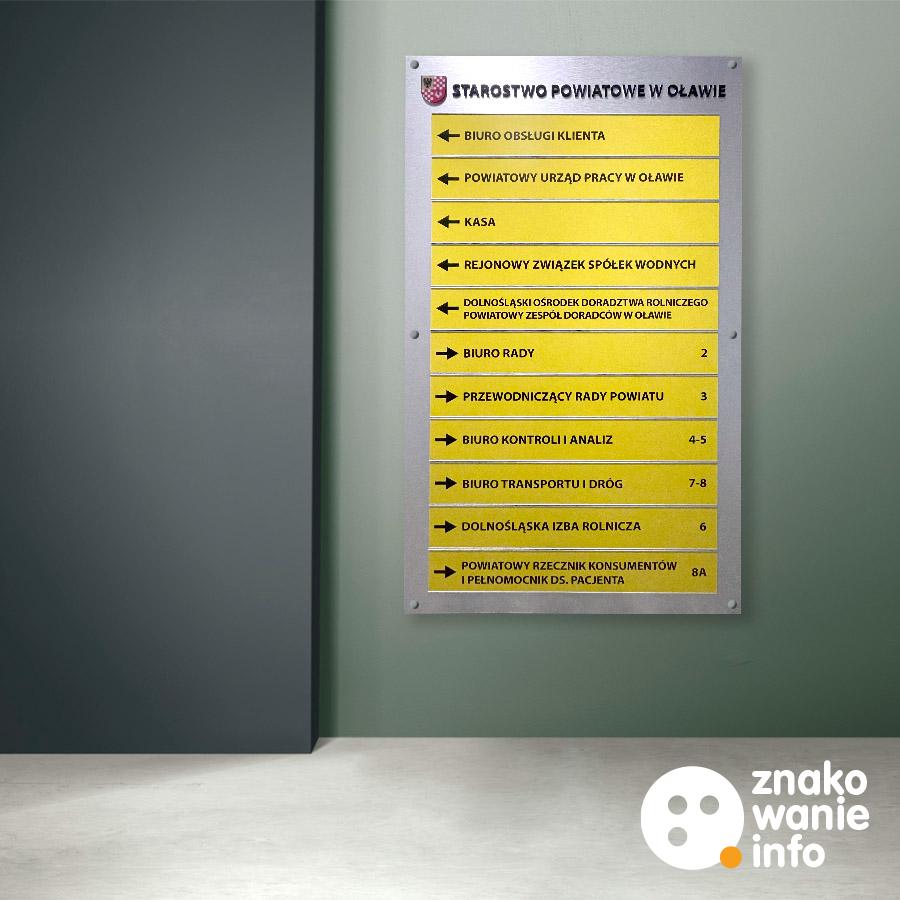 Tablice urzędowe z wymiennym wkładem Tablice urzędowe z wymiennym wkładem