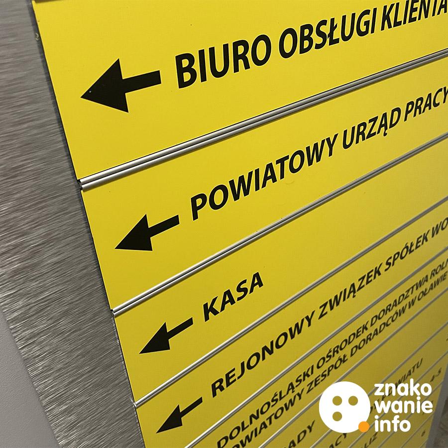 Tablice urzędowe z wymiennym wkładem Tablice urzędowe z wymiennym wkładem