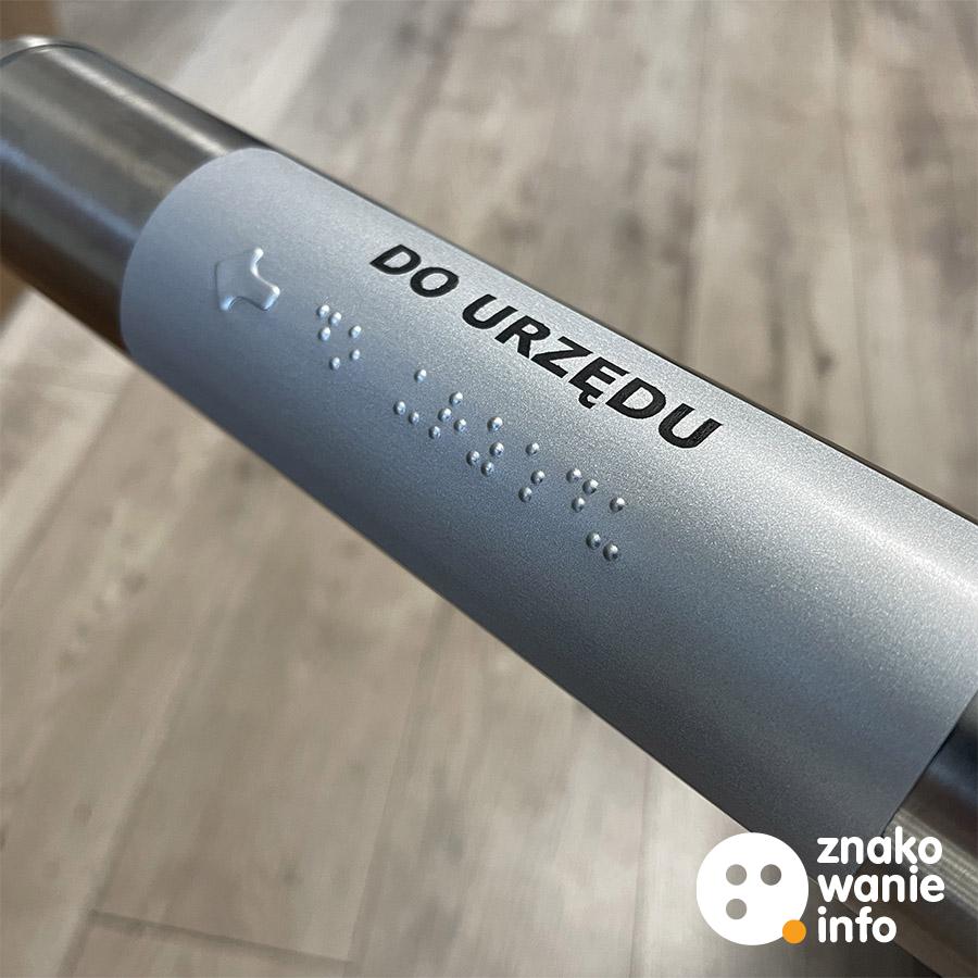 Nakładki na poręcze ze strzałką Nakładki na poręcze ze strzałką