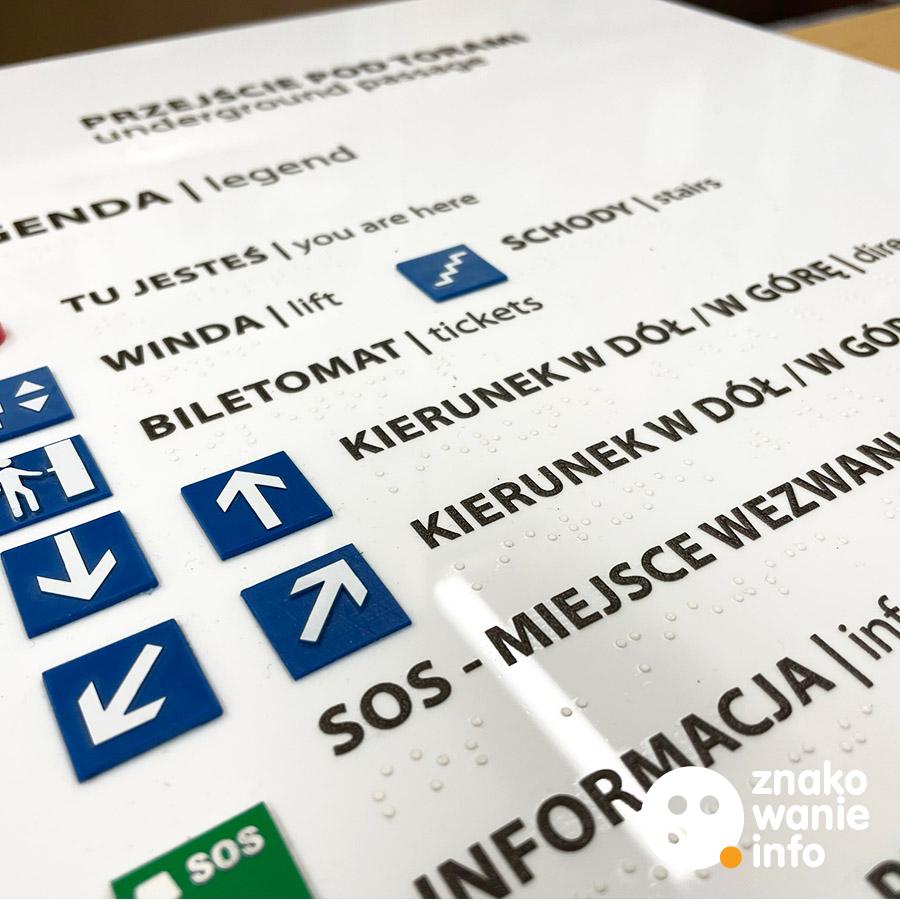 MAPY TYFLOGRAFICZNE Z ALFABETEM BRAJLA MAPY TYFLOGRAFICZNE Z ALFABETEM BRAJLA