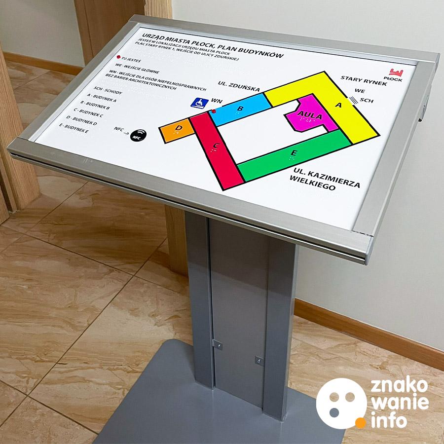 MAPY TYFLOGRAFICZNE Z ALFABETEM BRAJLA - PLAN BUDYNKÓW MAPY TYFLOGRAFICZNE Z ALFABETEM BRAJLA - PLAN BUDYNKÓW