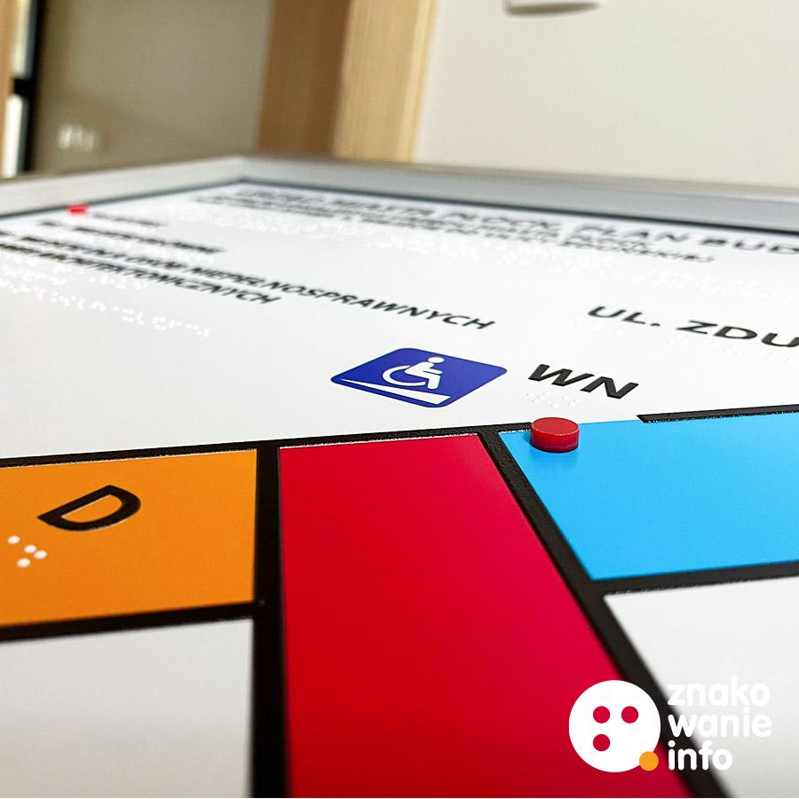 MAPY TYFLOGRAFICZNE Z ALFABETEM BRAJLA - PLAN BUDYNKÓW MAPY TYFLOGRAFICZNE Z ALFABETEM BRAJLA - PLAN BUDYNKÓW