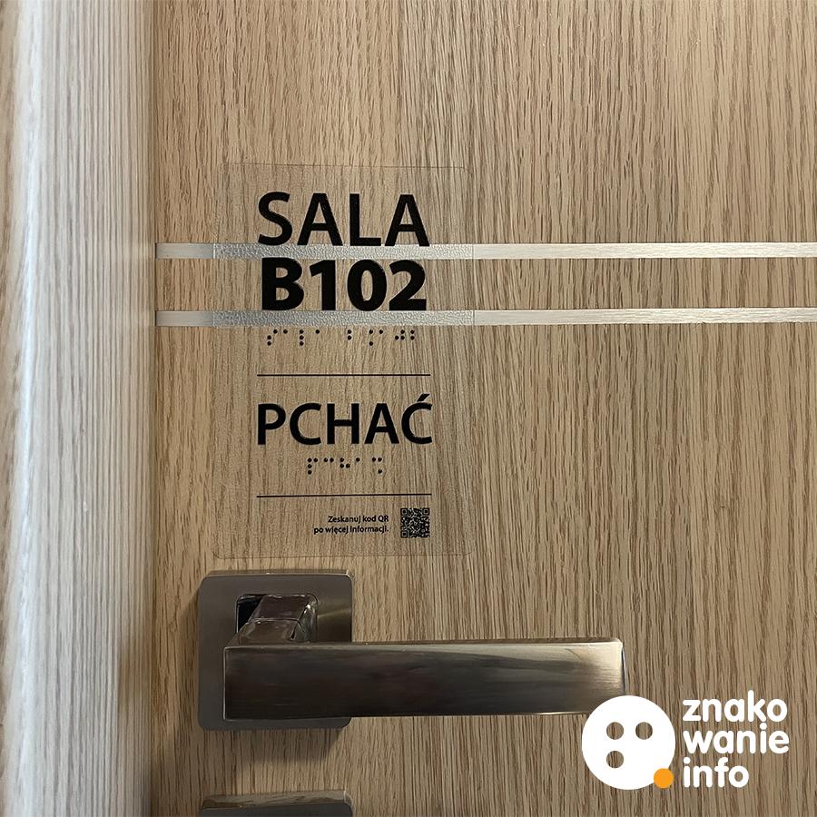 NAKLEJKI PROSTOKĄTNE BEZBARWNE Z CZARNYM BRAILLEM ORAZ QR CODEM NAKLEJKI PROSTOKĄTNE BEZBARWNE Z CZARNYM BRAILLEM ORAZ QR CODEM