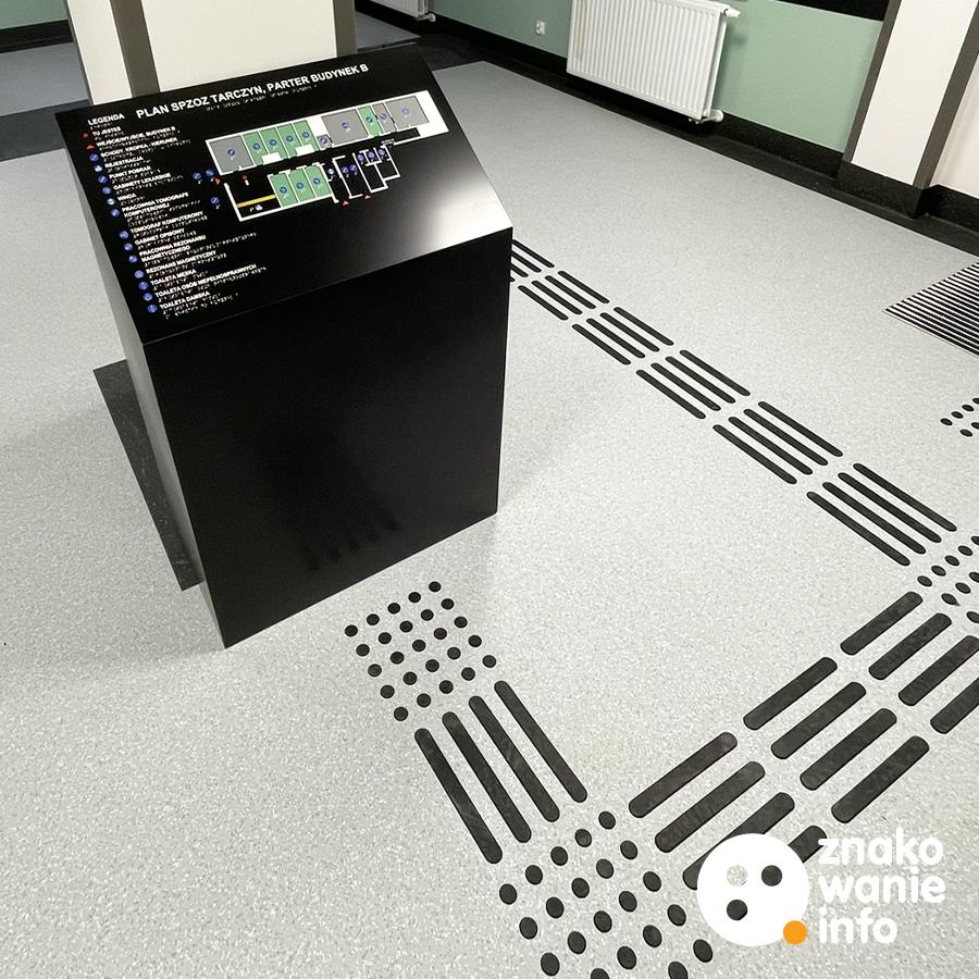 PLAN TYFLOGRAFICZNY ORAZ ŚCIEŻKA SENRORYCZNA PLAN TYFLOGRAFICZNY ORAZ ŚCIEŻKA SENRORYCZNA