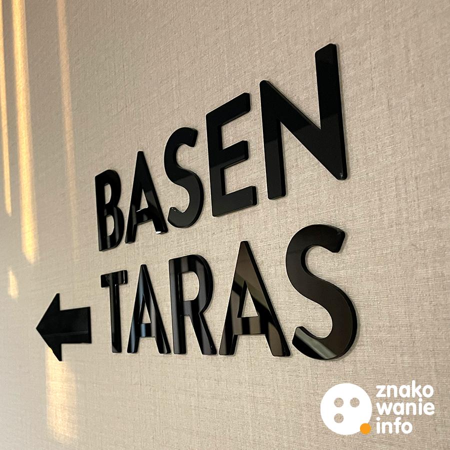 LITERNICTWO NA ŚCIANIE Z CZARNEJ PLEXI LITERNICTWO NA ŚCIANIE Z CZARNEJ PLEXI