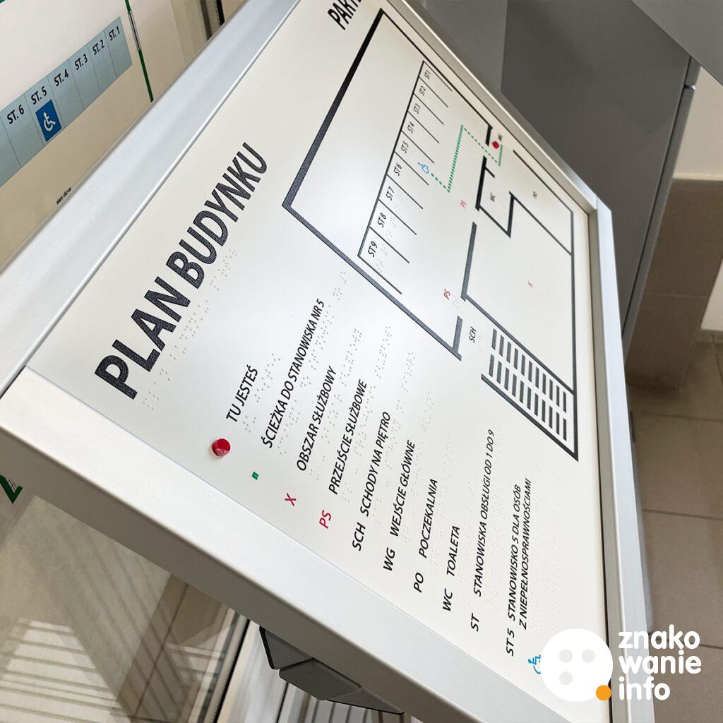 TYFLOGRAFICZNY PLAN BUDYNKUZ BRAJLEM TYFLOGRAFICZNY PLAN BUDYNKUZ BRAJLEM