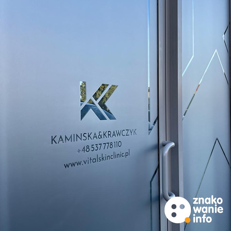 PRZESZKLENIE - LOGOTYP NA FOLII SZRONIONEJ PRZESZKLENIE - LOGOTYP NA FOLII SZRONIONEJ