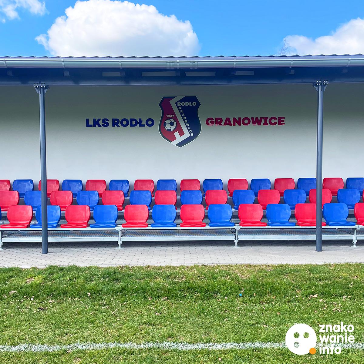 SZYLD NA TRYBUNACH LKS RODŁO GRANOWICE