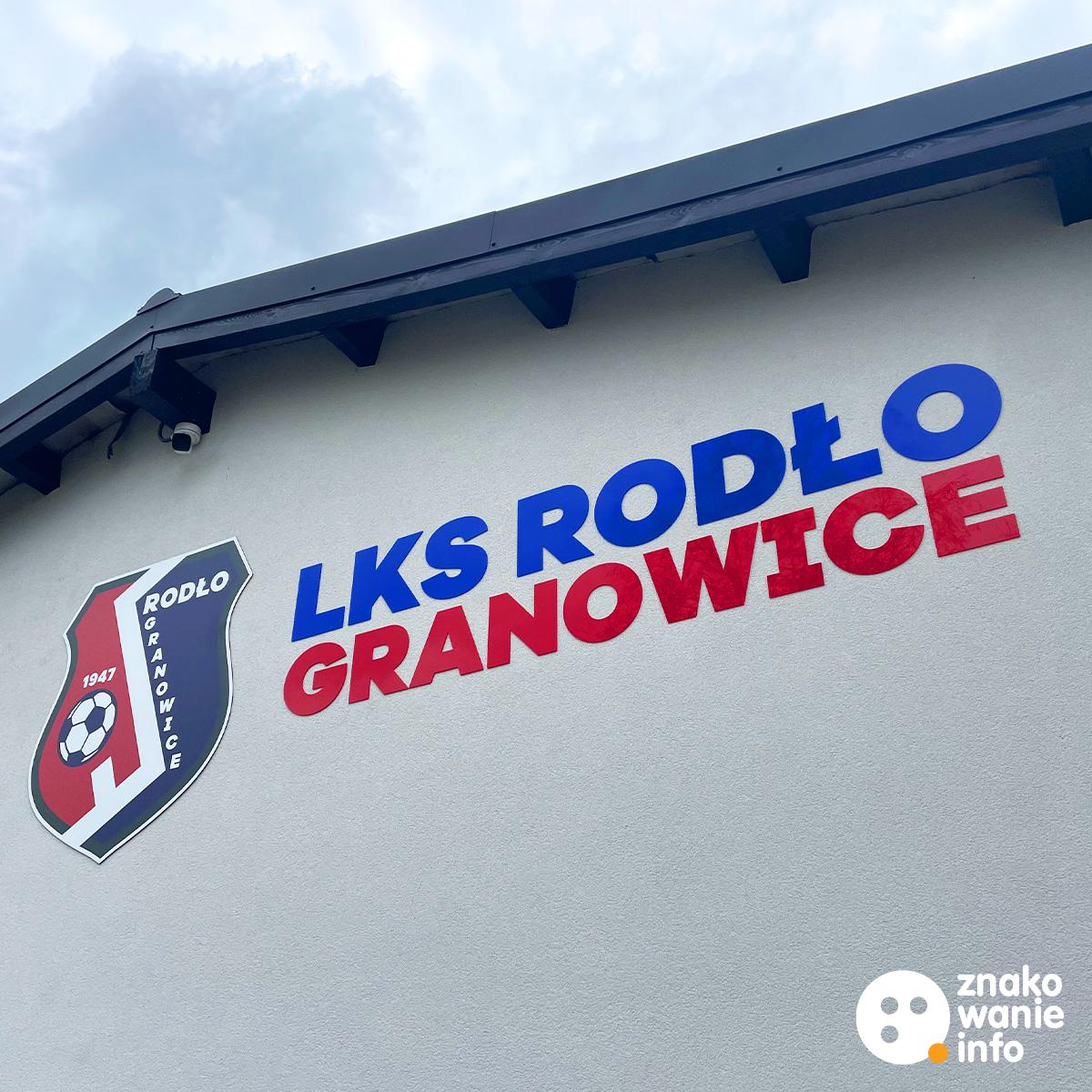 SZYLD NA BUDYNKU LKS RODŁO GRANOWICE SZYLD NA BUDYNKU LKS RODŁO GRANOWICE