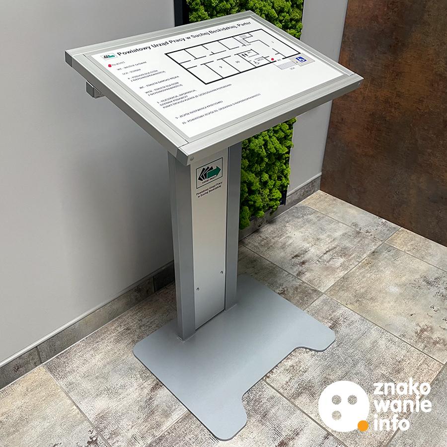 TYFLOPLAN NA KONSTRUKCJI STOJĄCEJ MONO LITE TYFLOPLAN NA KONSTRUKCJI STOJĄCEJ MONO LITE