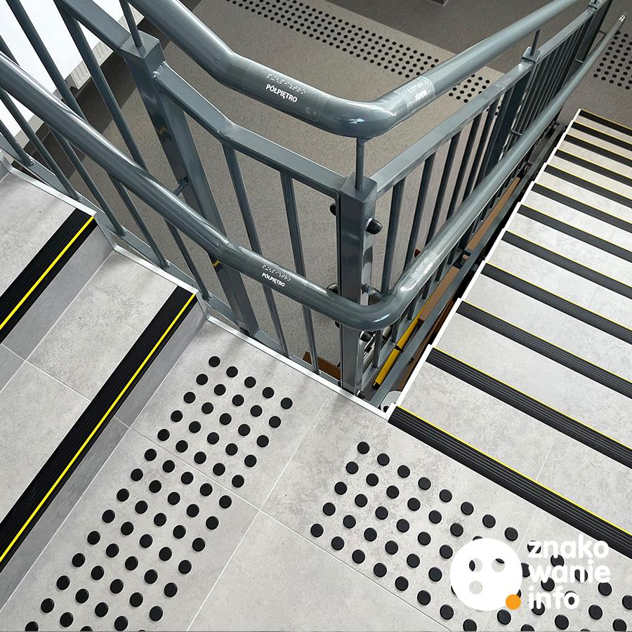 BEZPIECZNE OZNAKOWANIE SCHODÓW I PORĘCZY BEZPIECZNE OZNAKOWANIE SCHODÓW I PORĘCZY