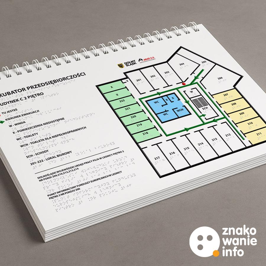 PLAN TYFLOGRAFICZNY SPIRALOWANY PLAN TYFLOGRAFICZNY SPIRALOWANY