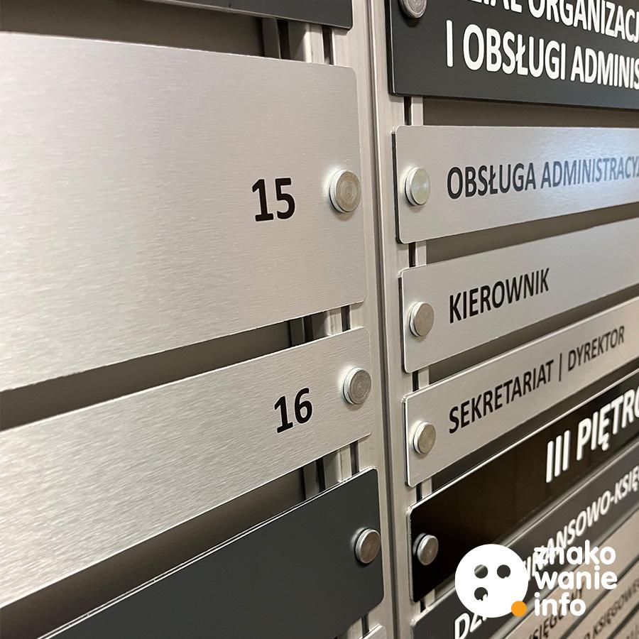 System informacyjny z tablicami wymiennymi, przestawnymi System informacyjny z tablicami wymiennymi, przestawnymi