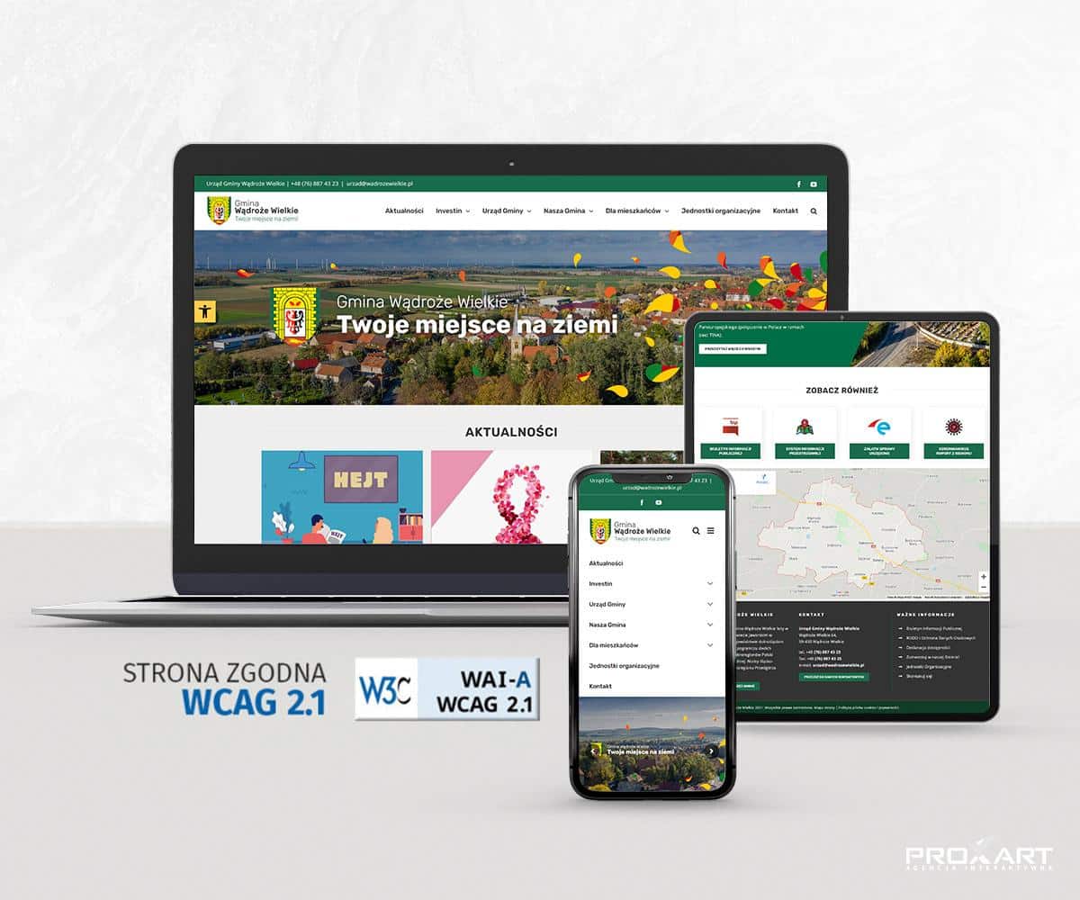 Dostępność cyfrowa strony internetowe WCAG2.1