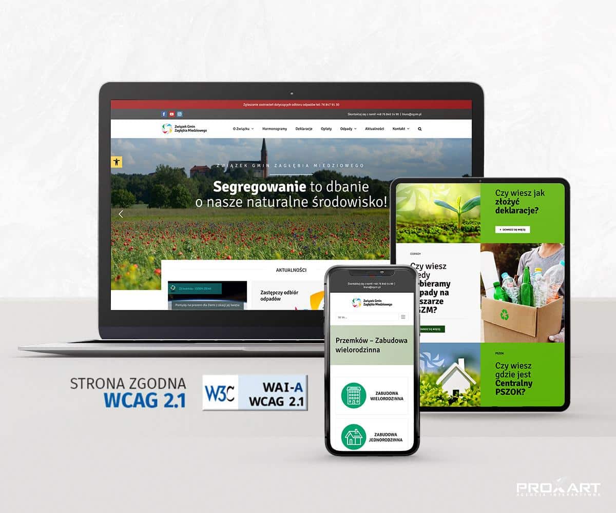 Dostępność cyfrowa strony internetowe WCAG2.1