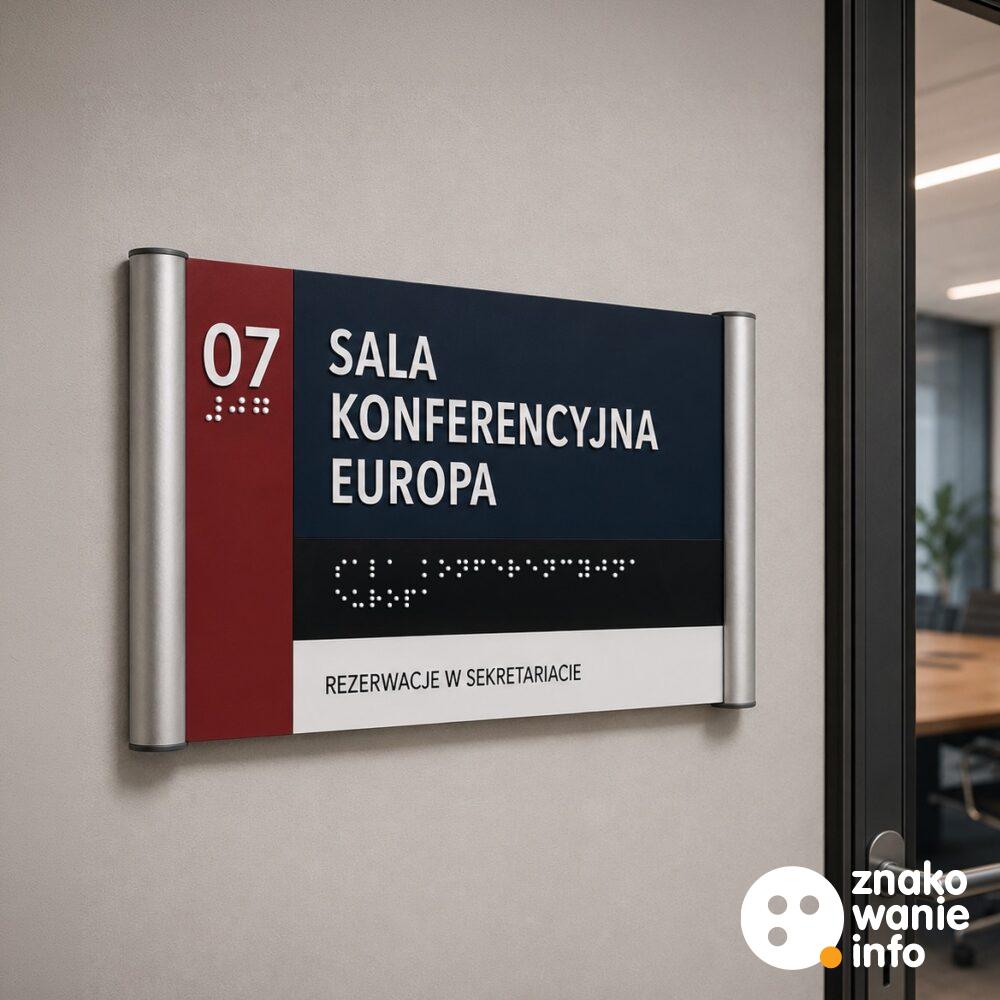 Tabliczka z alfabetem Braille'a z możliwością wymiany wkładu