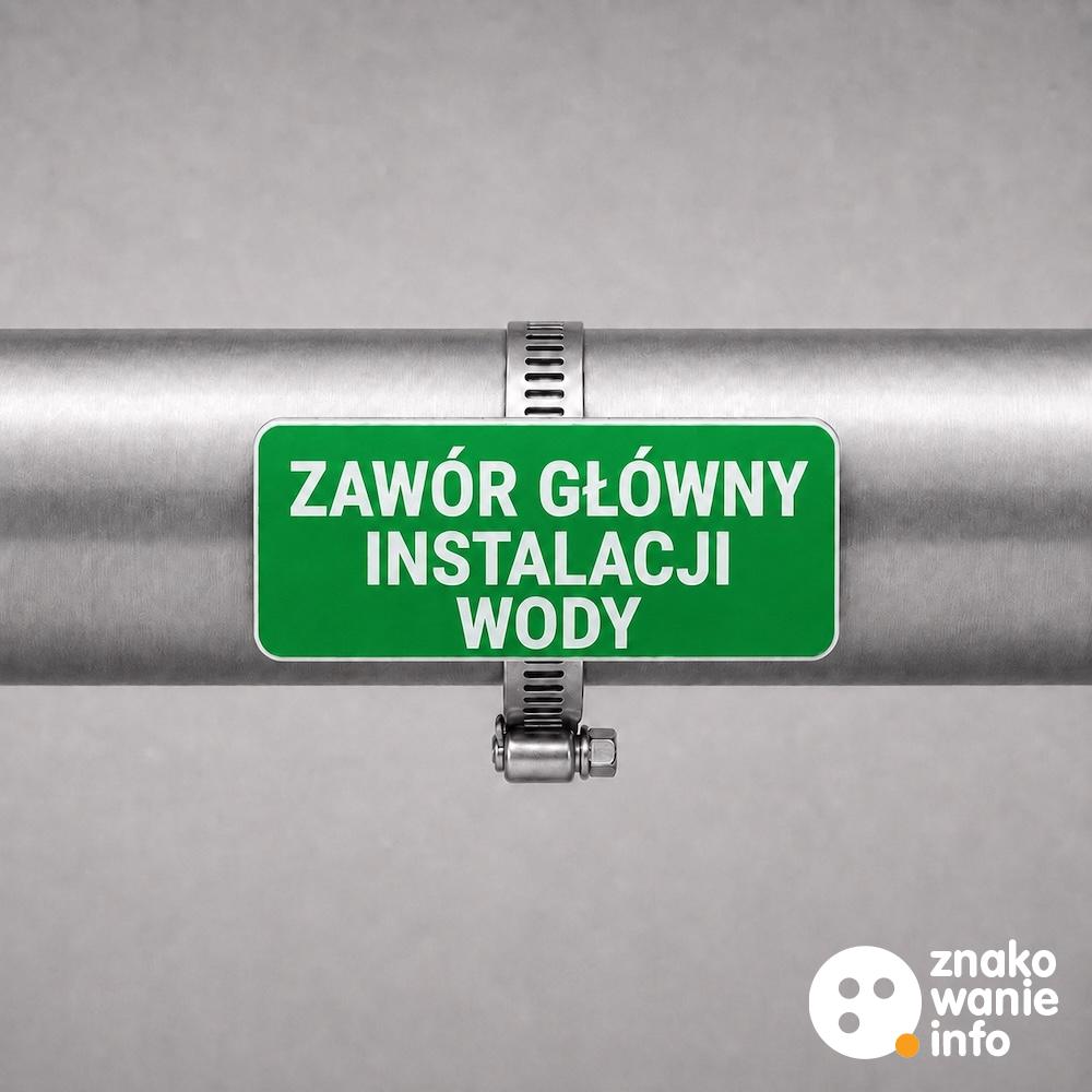 Tabliczka znamionowa z uchwytem