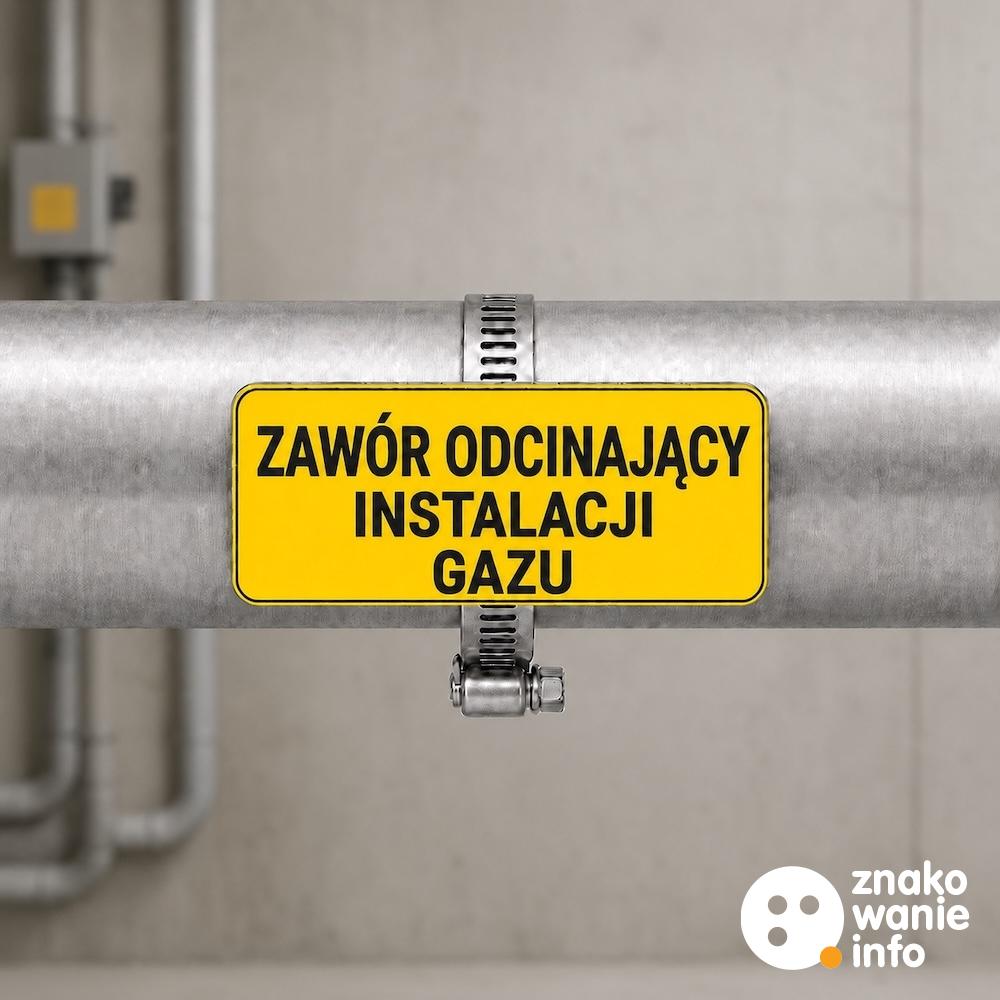 Tabliczka znamionowa z uchwytem